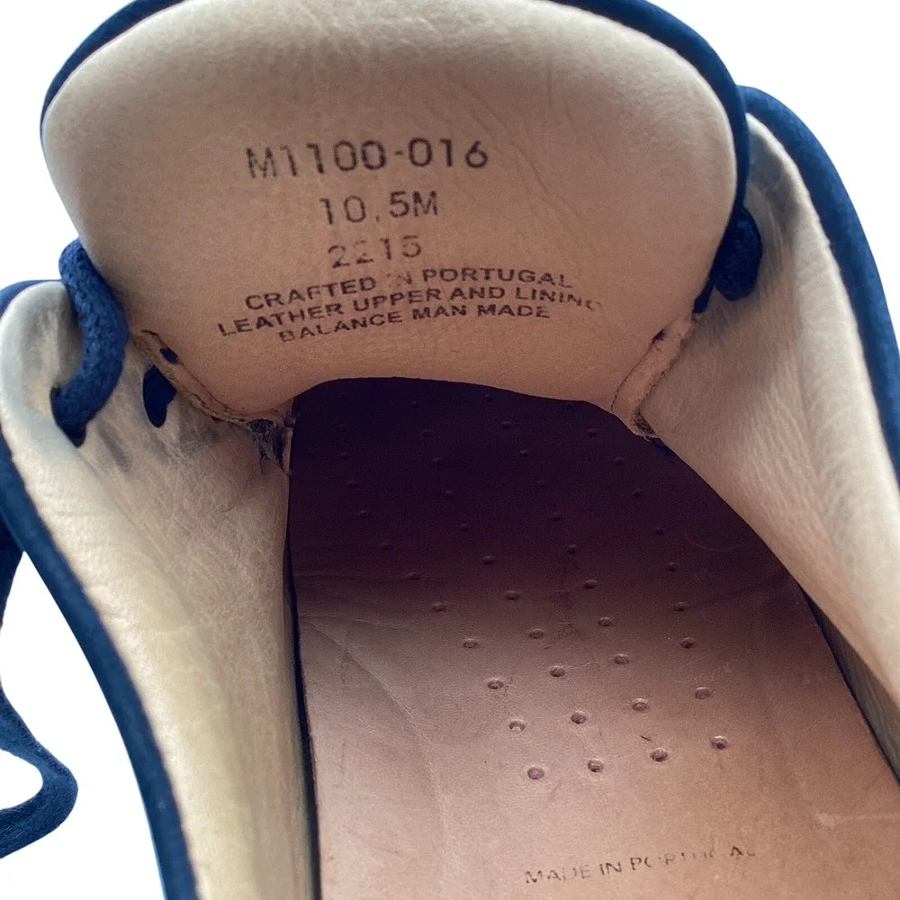 Samuel Hubbard Un-Sneaker Walking Shoes US Mens 10.5 M‎ Navy Blue Suede Lace-Up